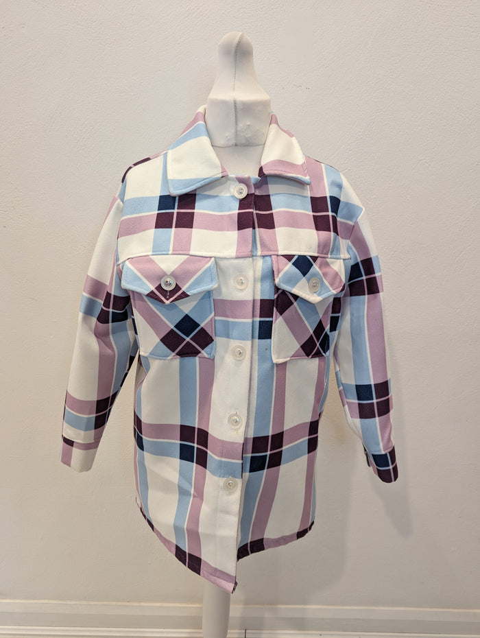 Angelica Checked Shacket S