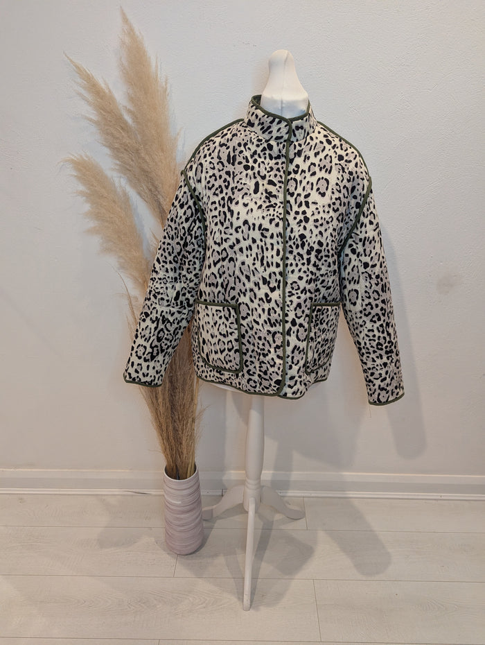 Animal Print Padded Jacket L
