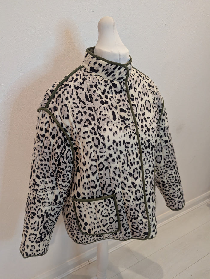 Animal Print Padded Jacket L