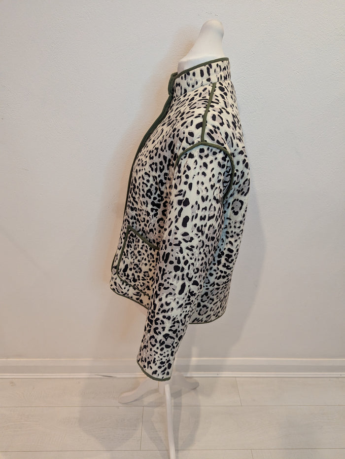 Animal Print Padded Jacket L