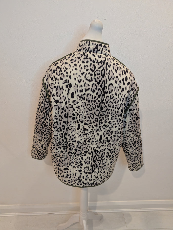 Animal Print Padded Jacket L