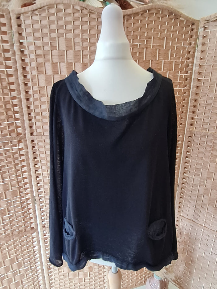 Annette Gortz black two piece L