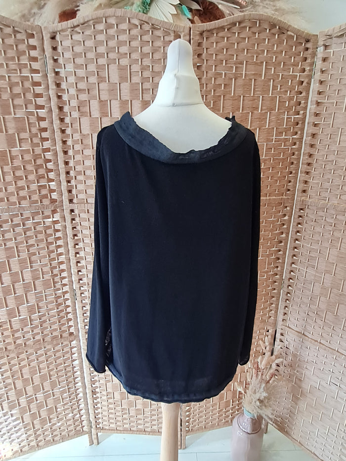 Annette Gortz black two piece L