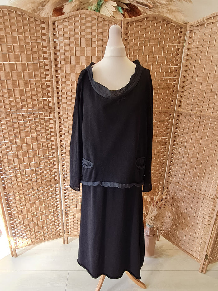 Annette Gortz black two piece L