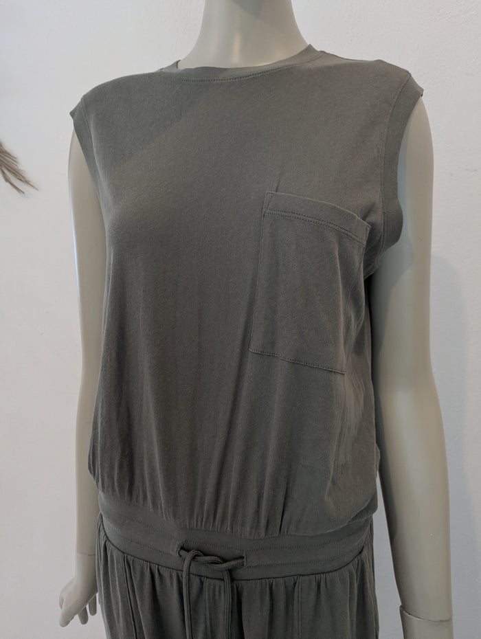 Anthony Thomas Melillo Khaki Jumpsuit M