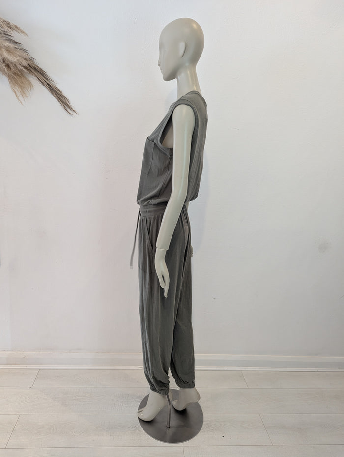 Anthony Thomas Melillo Khaki Jumpsuit M