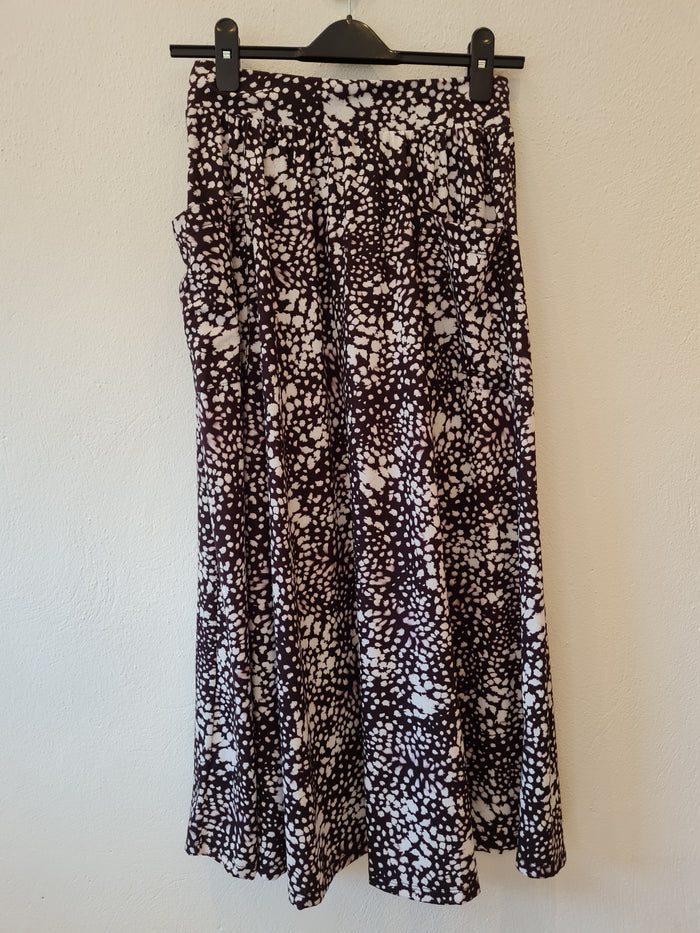 Asos Black/White Maxi Skirt NEW 10