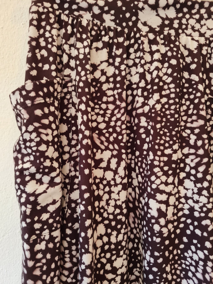 Asos Black/White Maxi Skirt NEW 10