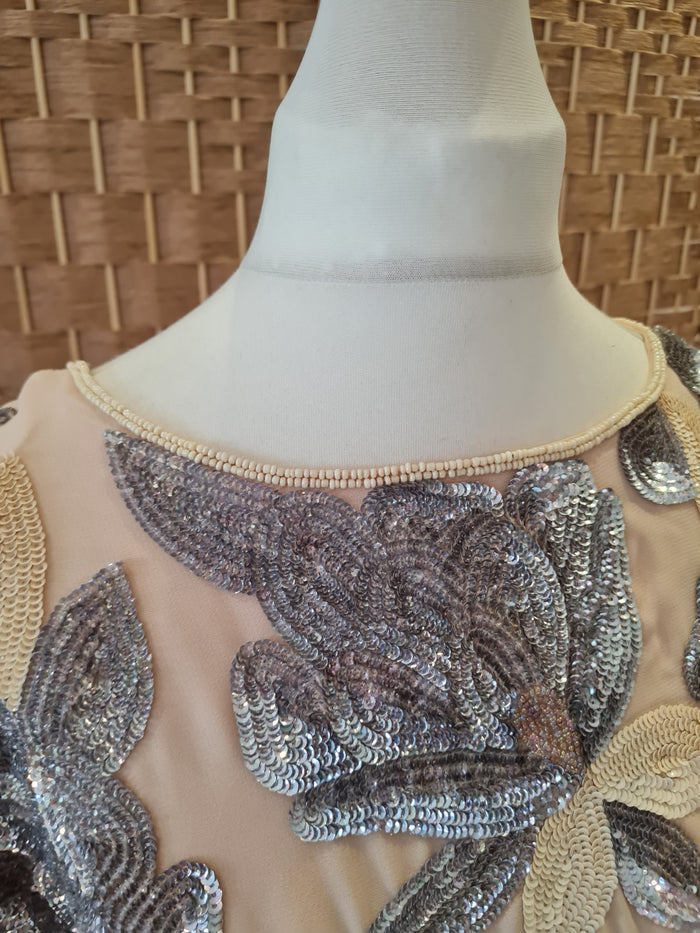 ASOS blush sequin tunic 10