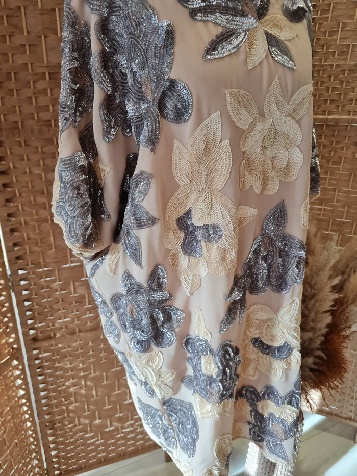ASOS blush sequin tunic 10