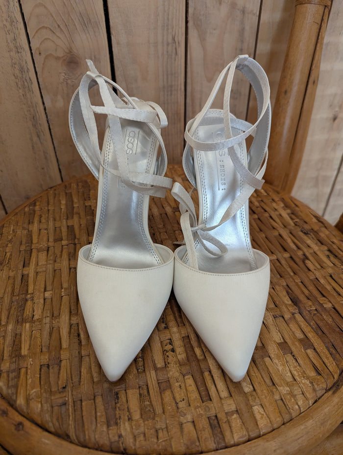 ASOS Bride Satin Heels 4
