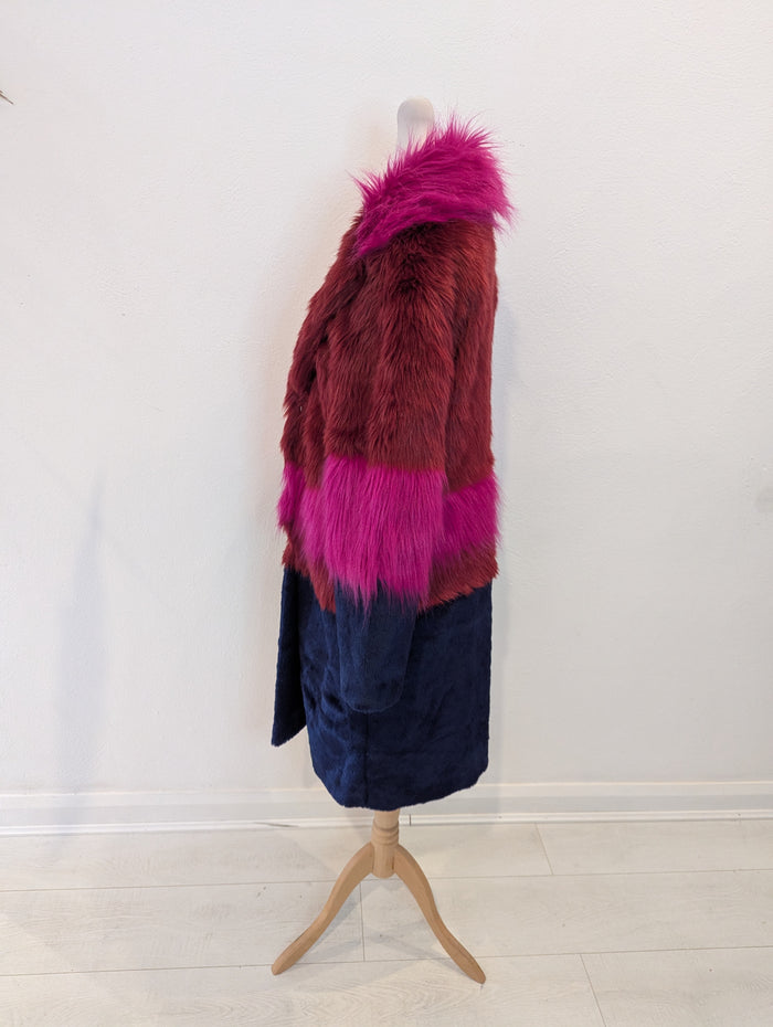ASOS Multi Fur Coat 6