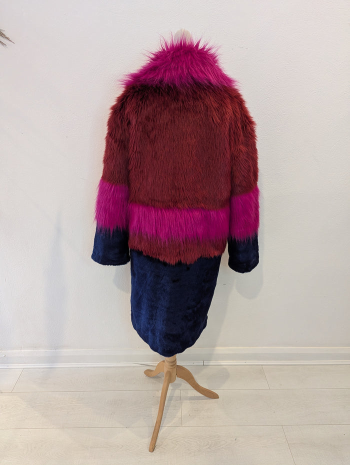 ASOS Multi Fur Coat 6