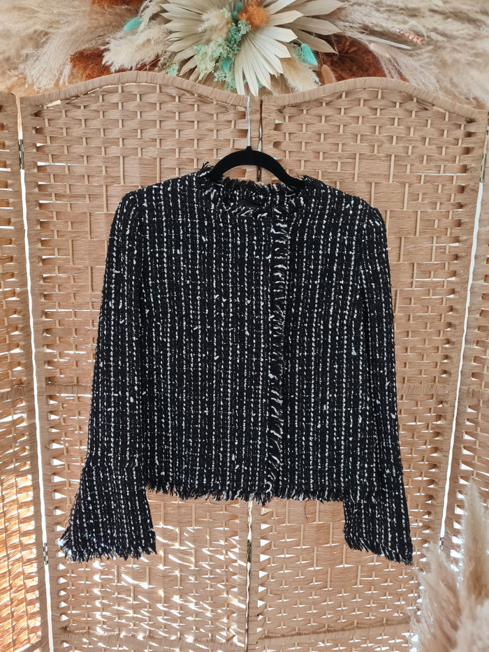 Autograph black tweed jacket S