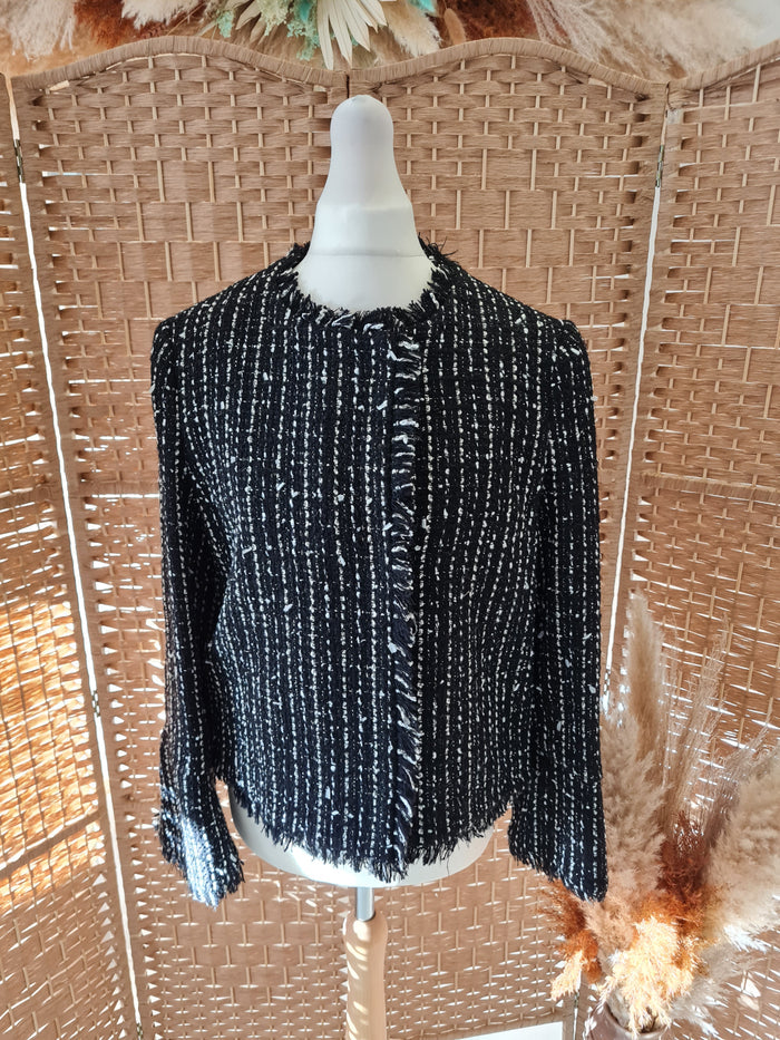 Autograph black tweed jacket S