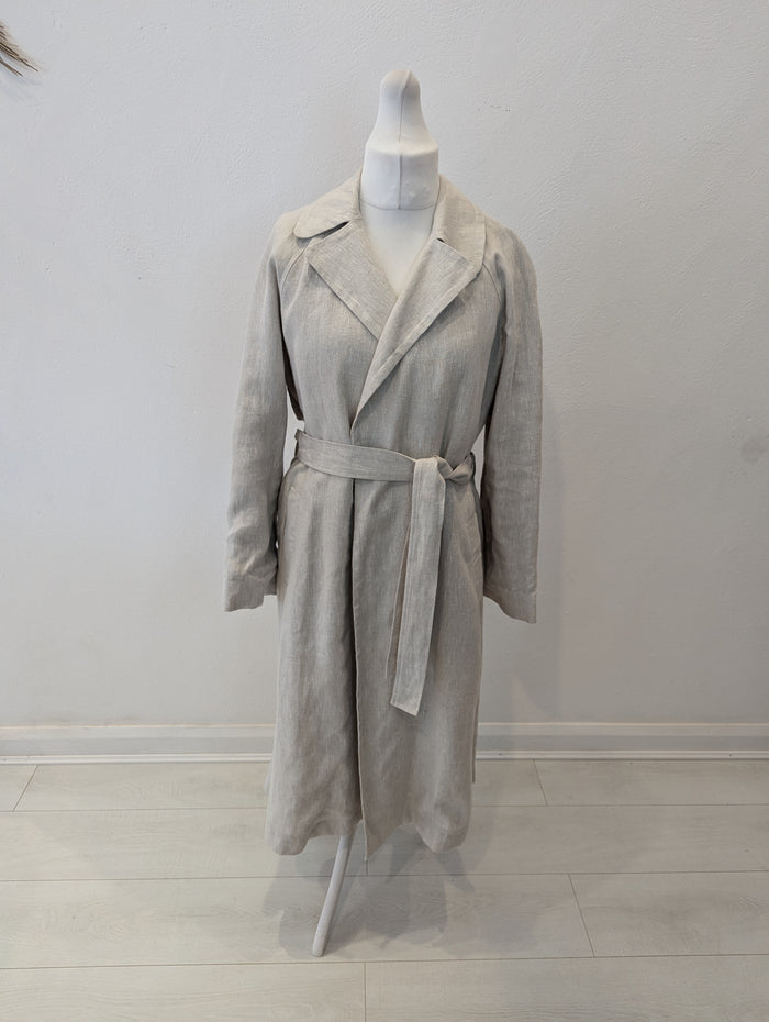 Autograph Oatmeal Duster Coat 14