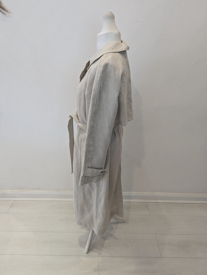 Autograph Oatmeal Duster Coat 14