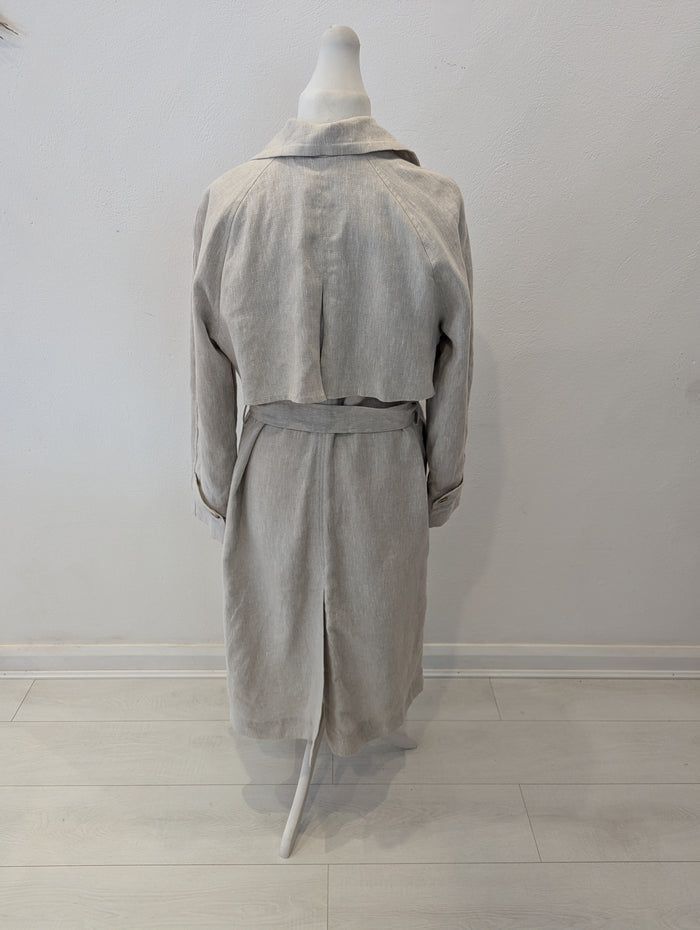 Autograph Oatmeal Duster Coat 14