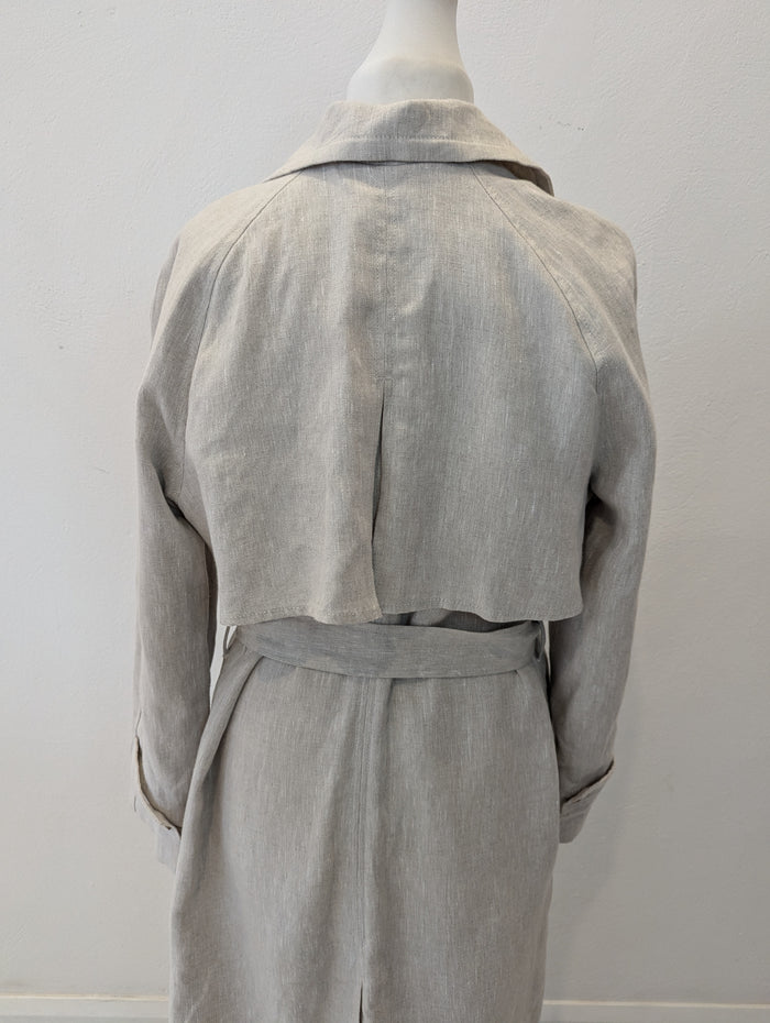 Autograph Oatmeal Duster Coat 14
