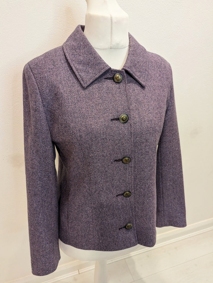 Avoca Purple Wool Jacket 14