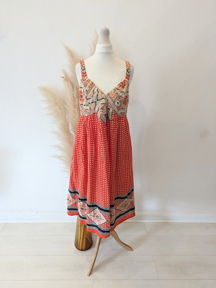 Azura Coral Spot Sundress 10