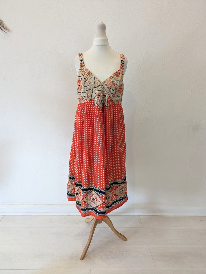 Azura Coral Spot Sundress 10
