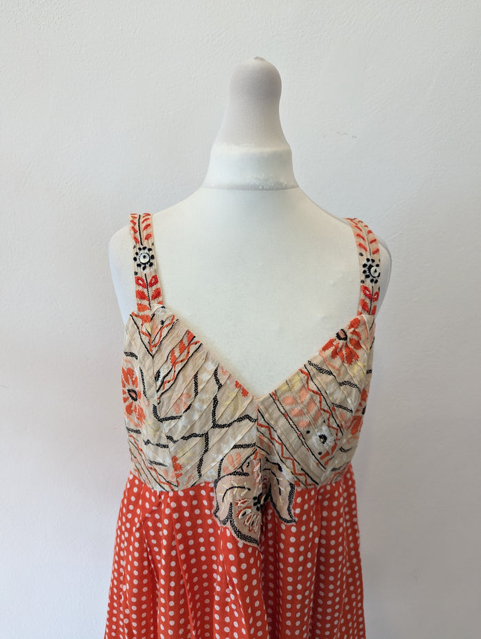 Azura Coral Spot Sundress 10