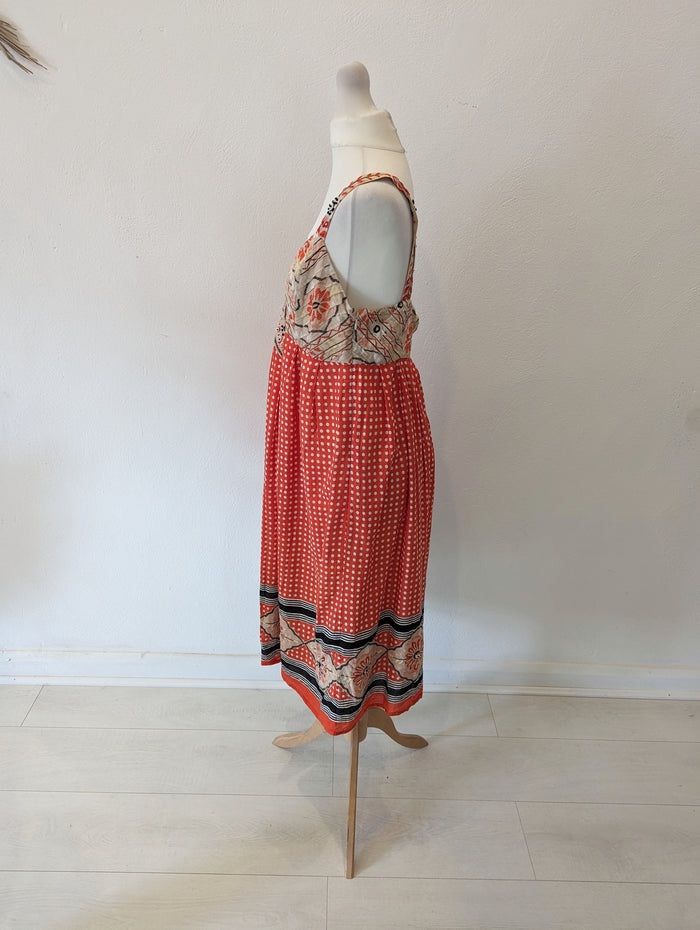 Azura Coral Spot Sundress 10
