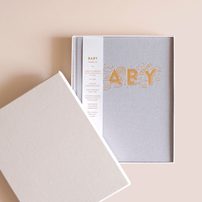 Baby Book Grey Boxed - 3rd Edition