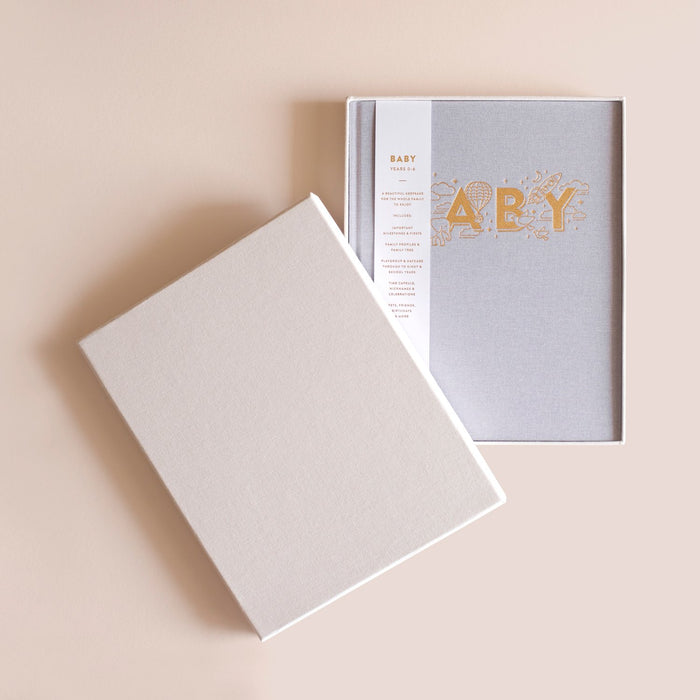 Baby Book Grey Boxed - 3rd Edition