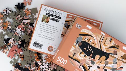 Badge Bomb - A Bird's Eye View 500 Piece Puzzle BADGE BOMB