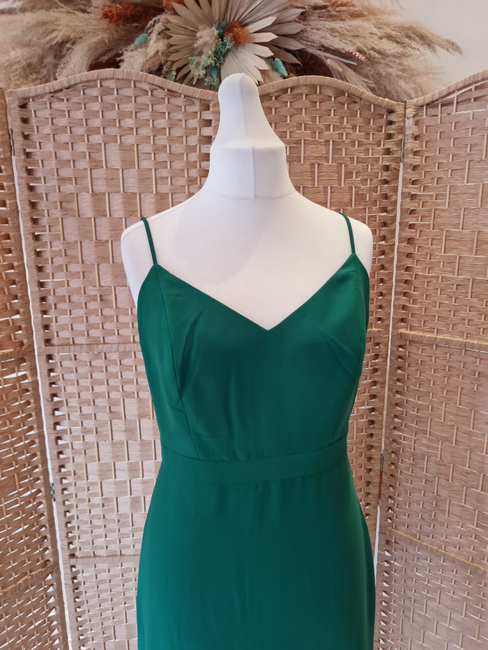 Banana Republic Green Fishtail Dress Size 12/14