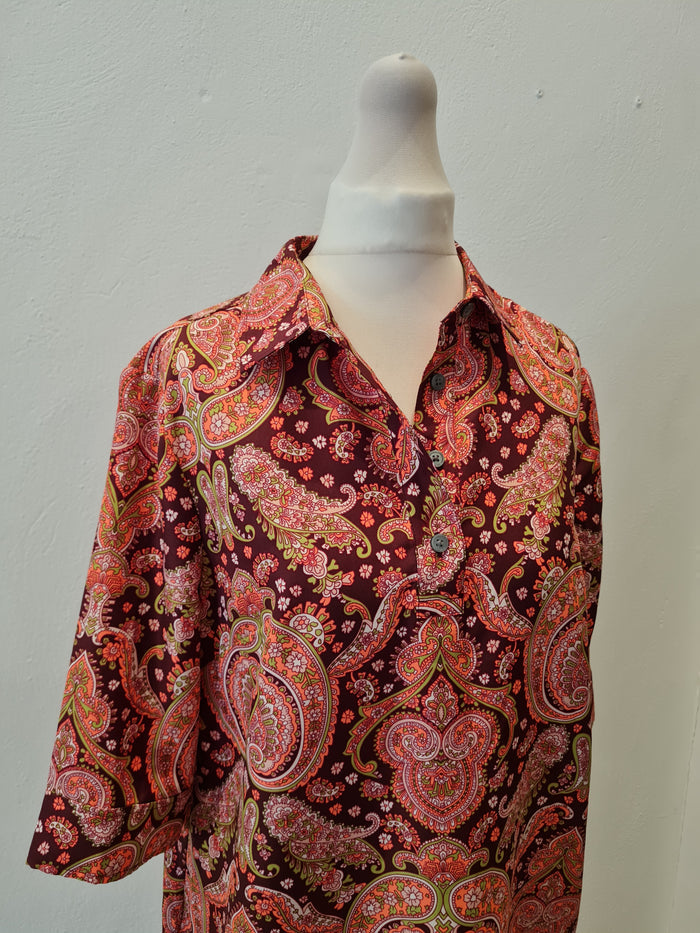 Banana Republic Paisley tunic 10/12