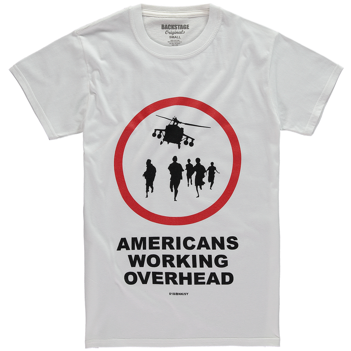 Banksy Americans Working Overhead Men's T-shirt