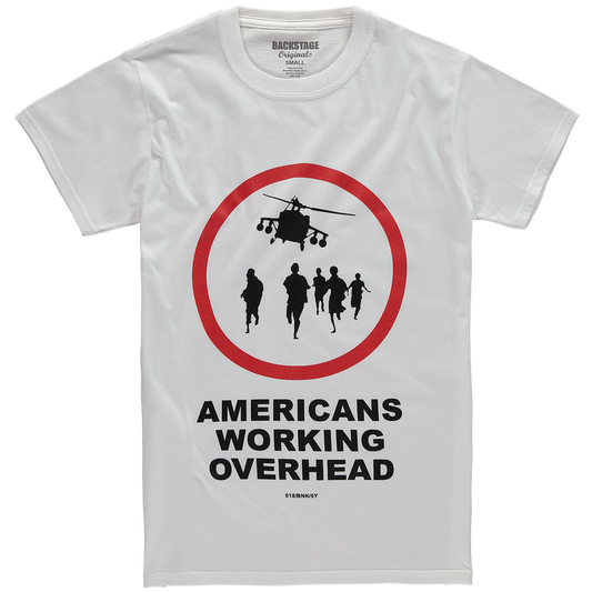 Banksy Americans Working Overhead Men's T-shirt