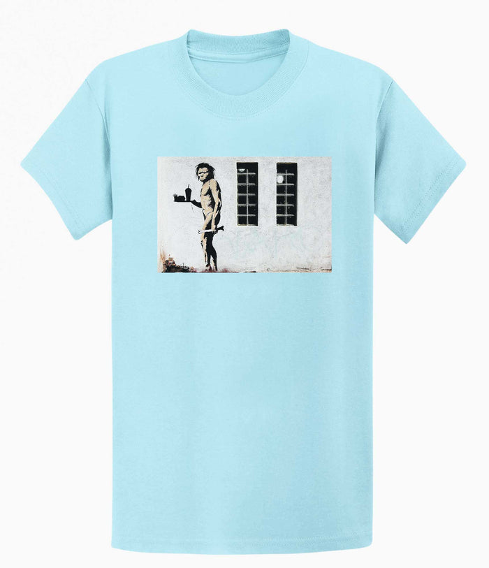 Banksy T-shirt - Ape Man Banksy-Apparel