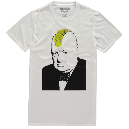 Banksy Churchill Mohawk Men's T-shirt