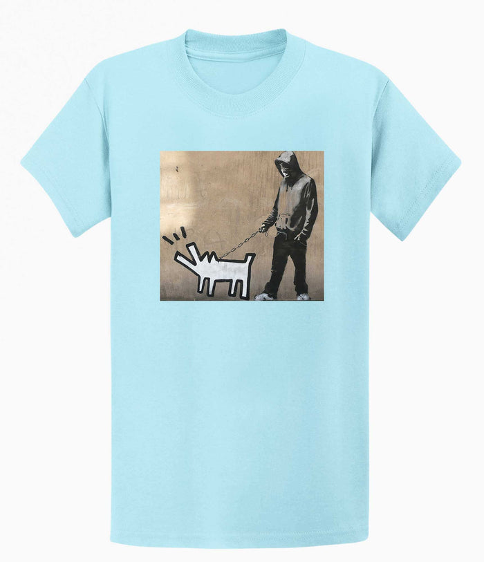 Banksy T-shirt - Dog Walker Banksy-Apparel