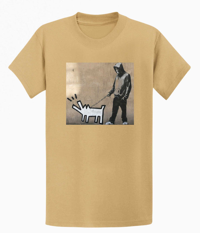 Banksy T-shirt - Dog Walker Banksy-Apparel