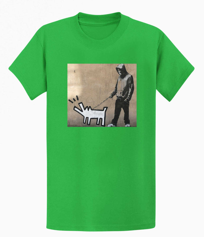 Banksy T-shirt - Dog Walker Banksy-Apparel