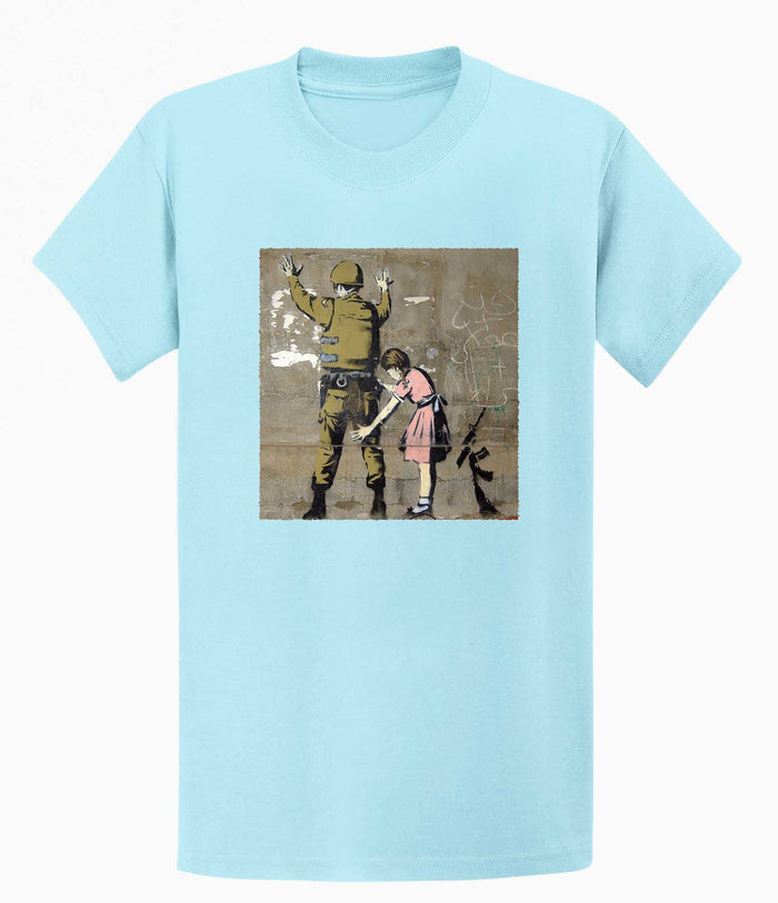 Banksy T-shirt - Girl and a Soldier Banksy-Apparel