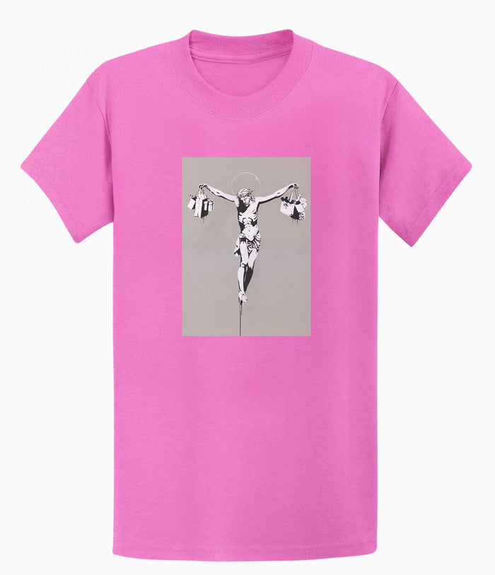 Banksy T-shirt - Jesus Shopping Banksy-Apparel