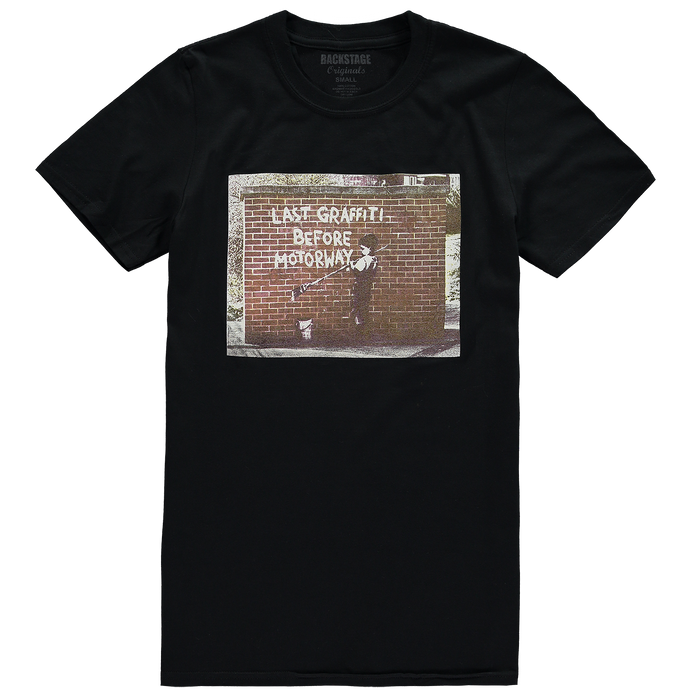 Banksy Last Graffiti Men's T-shirt