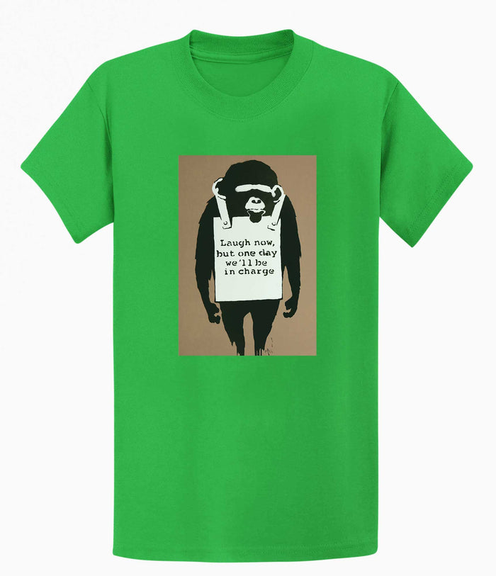 Banksy T-shirt - Laugh Now Banksy-Apparel