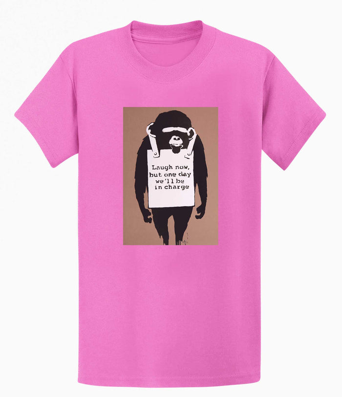 Banksy T-shirt - Laugh Now Banksy-Apparel