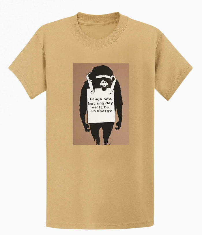 Banksy T-shirt - Laugh Now Banksy-Apparel