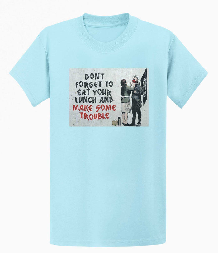 Banksy T-shirt - Make Trouble Banksy-Apparel