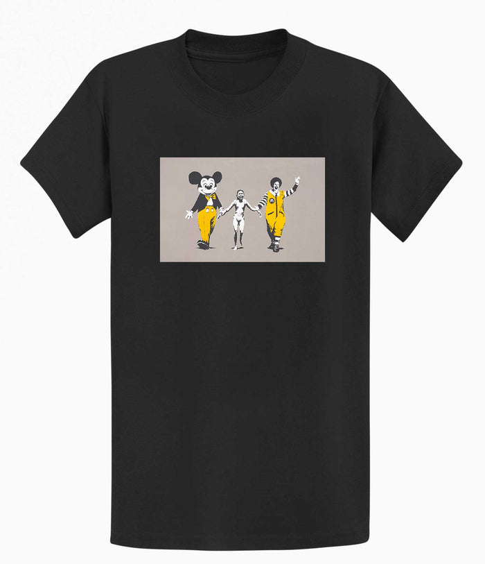 Banksy T Shirt - Napalm Girl, White Banksy-Apparel