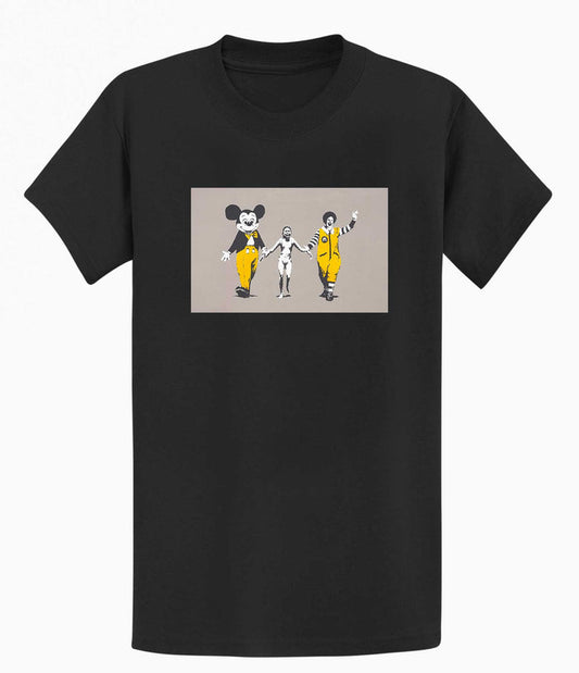 Banksy T Shirt - Napalm Girl, White Banksy-Apparel