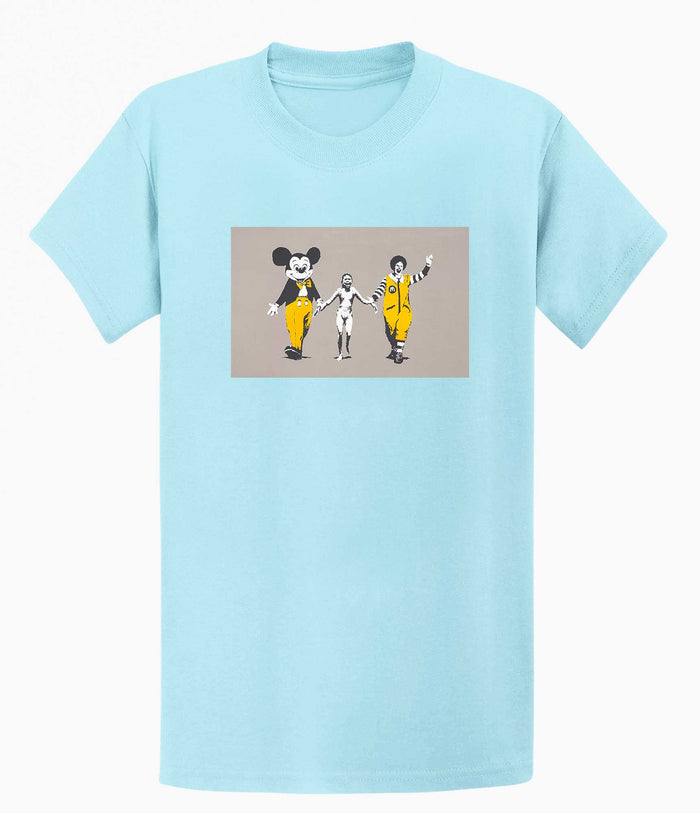 Banksy T Shirt - Napalm Girl, White Banksy-Apparel